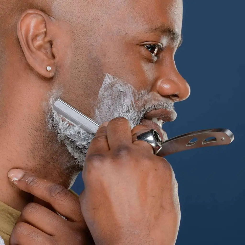 Rasoir de barbier - Argent - Image 4